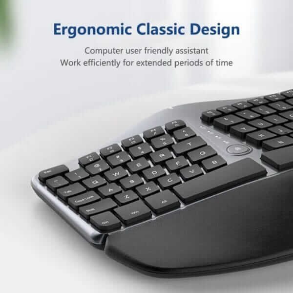An overview of the Ergonomic Design for Delux Keyboards helps for long sessions