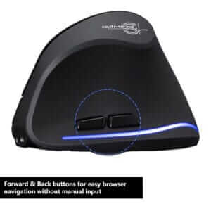 Forward & Back buttons foe easy navigation on Zelotes Mouse