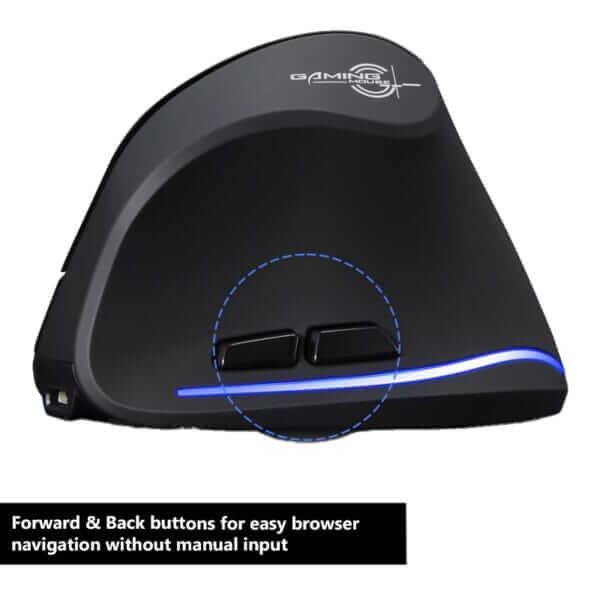 Forward & Back buttons foe easy navigation on Zelotes Mouse