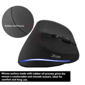 Comfortable texture on Zelotes mouse made possible by smooth oil process