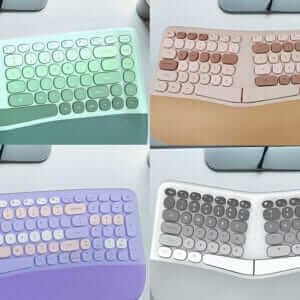 4 colorful designs for Mofii Ergonomic Keyboard